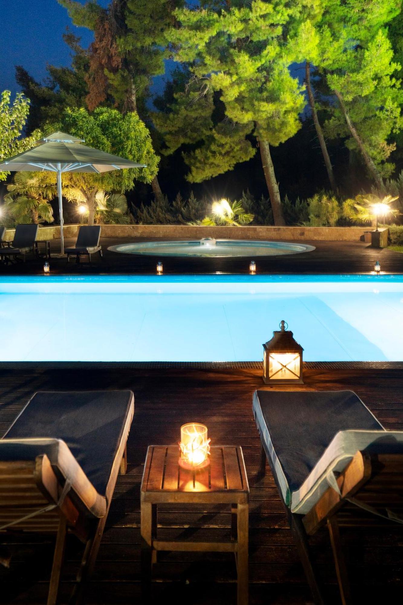 Sani Polyastron Hotel & Spa Bagian luar foto