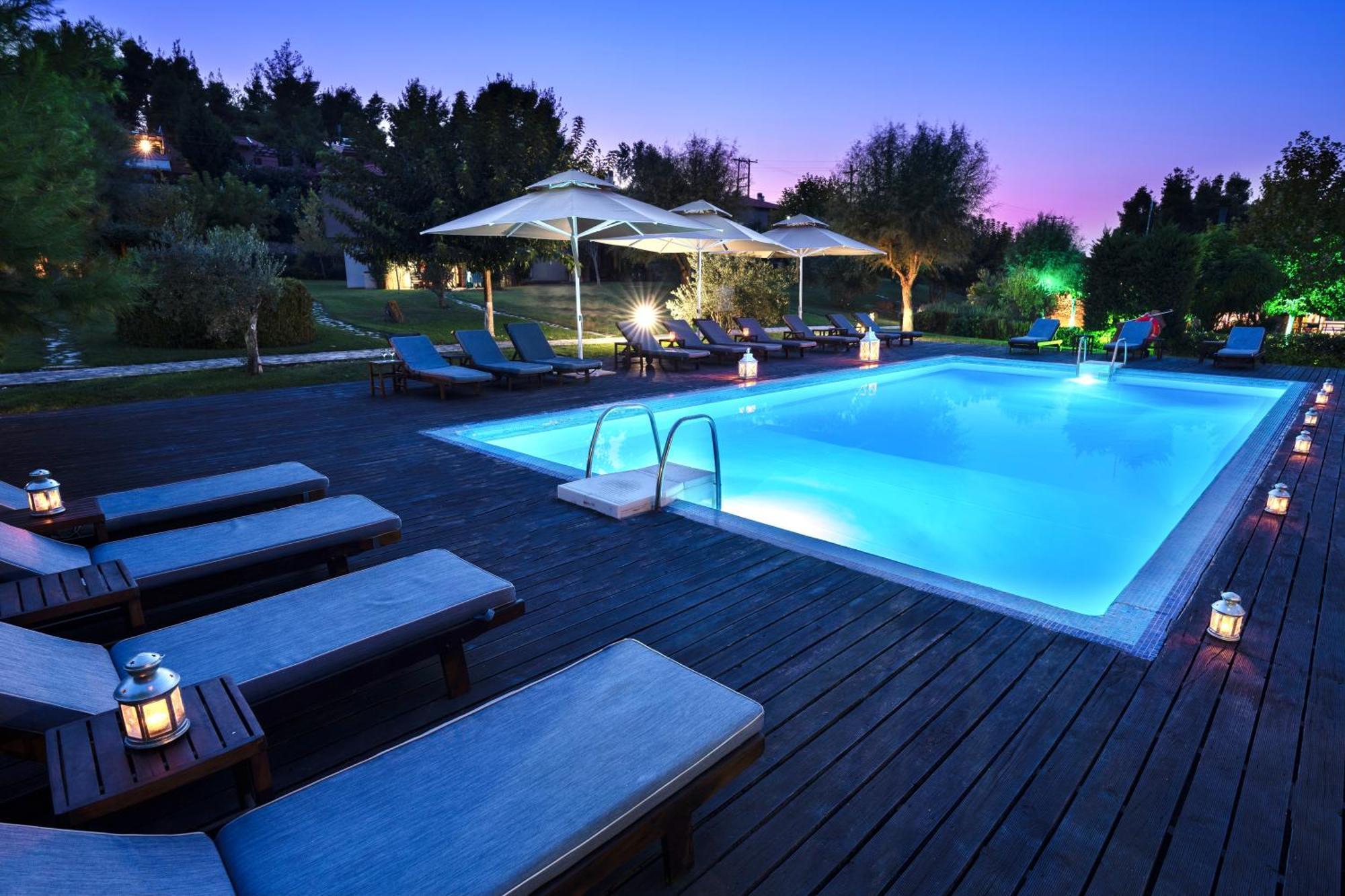 Sani Polyastron Hotel & Spa Bagian luar foto